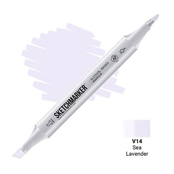 Маркер SKETCHMARKER двухсторонний на спирт.основе V14 Сиреневое море MPSM-V14