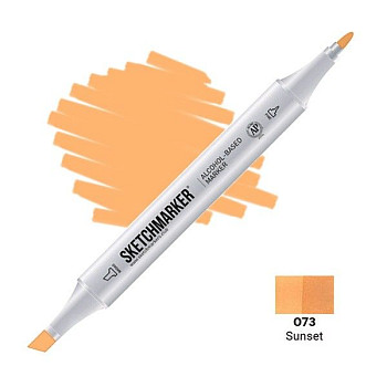 Маркер SKETCHMARKER двухсторонний на спирт.основе O73 Закат MPSM-O73