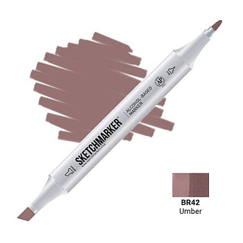Маркер SKETCHMARKER двухсторонний на спирт.основе BR42 Умбра MPSM-BR42